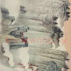 近现代 张大千《千重云岭》国画山水作品图片鉴赏