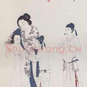 近现代 张大千《醉归图》国画人物作品图片鉴赏