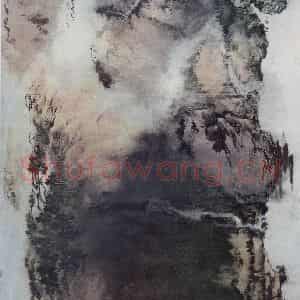 近现代 张大千《山村图》国画山水作品图片鉴赏