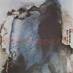 近现代 张大千《选胜图》国画山水作品图片鉴赏