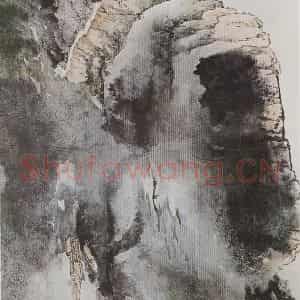 近现代 张大千《泼墨山水》国画山水作品图片鉴赏