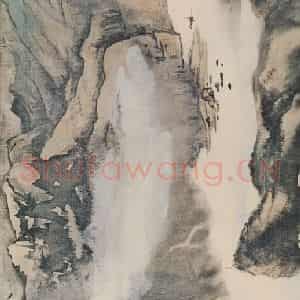 近现代 张大千《长江万里图》国画山水作品图片鉴赏