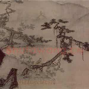 南宋 马远《倚松图册》国画综合作品图片鉴赏