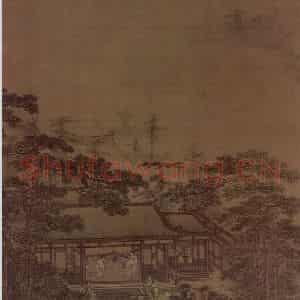 宋代《岁朝图轴》国画综合作品图片鉴赏