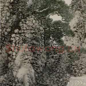 清代 赵之谦《积书岩图轴》国画山水作品图片鉴赏