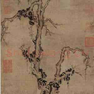 元代 赵麟《相马图》国画综合作品图片鉴赏