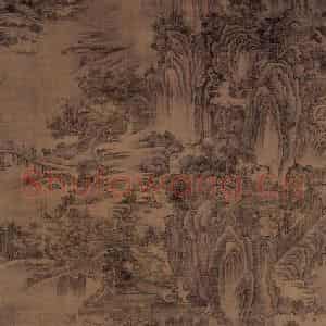 宋代 宋人《画山水》国画山水作品图片鉴赏