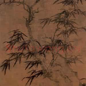 宋代 宋人《枯木竹石》国画山水作品图片鉴赏