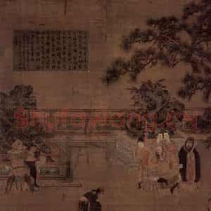宋代 宋人《折槛图》国画综合作品图片鉴赏
