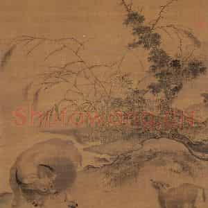 宋代 宋人《平畴呼犊》国画综合作品图片鉴赏