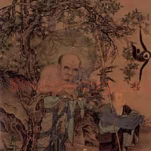 宋代 刘松年《画罗汉》国画人物作品图片鉴赏