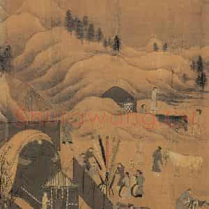 宋代 李唐《文姬归汉图》国画综合作品图片鉴赏
