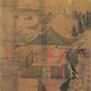 宋代 李唐《文姬归汉图》国画综合作品图片鉴赏