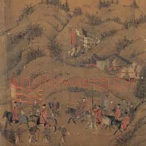 宋代 李唐《文姬归汉图》国画综合作品图片鉴赏