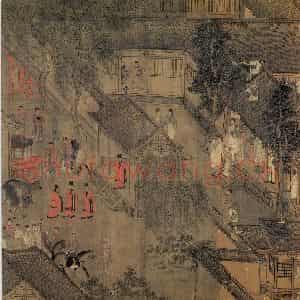 宋代 李唐《文姬归汉图》国画综合作品图片鉴赏