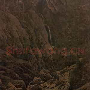 宋代 李唐《万壑松风图》国画山水作品图片鉴赏