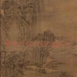 五代梁 荆浩《匡庐图》国画山水作品图片鉴赏