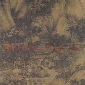 五代南唐《萧翼赚兰亭图》国画山水作品图片鉴赏