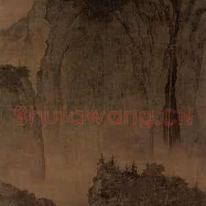 宋代 范宽《溪山行旅图》国画山水作品图片鉴赏