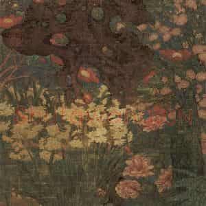 宋代 赵昌《岁朝图》国画花鸟作品图片鉴赏