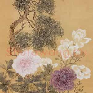 清代 恽寿平《花卉》国画花鸟作品图片鉴赏