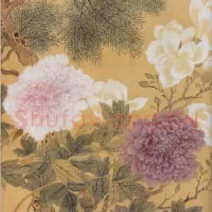 清代 恽寿平《花卉》国画花鸟作品图片鉴赏