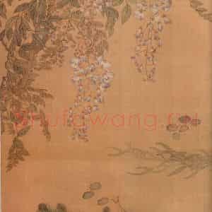 清代 恽寿平《鱼藻图》国画花鸟作品图片鉴赏