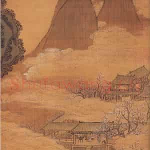 清代 吴历《梅花山馆》国画花鸟作品图片鉴赏