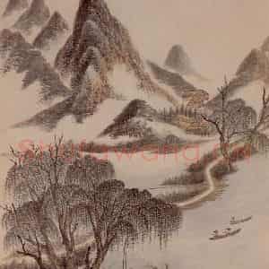 清代 吴历《橅宋元人山水》国画山水作品图片鉴赏