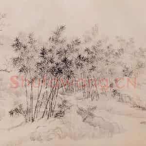 清代 恽寿平《山水》国画山水作品图片鉴赏