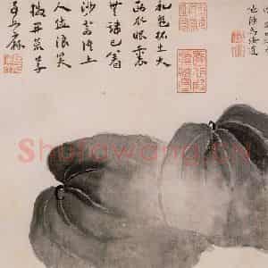 清代 传綮《写生》国画花鸟作品图片鉴赏