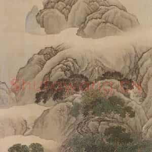 清代 王云《画山水》国画山水作品图片鉴赏