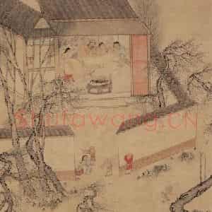 明代 钱贡《太平春色》国画综合作品图片鉴赏