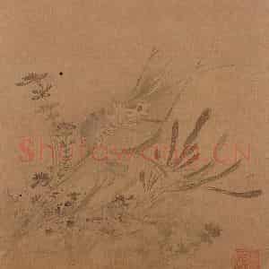 明代 孙龙《写生》国画花鸟作品图片鉴赏