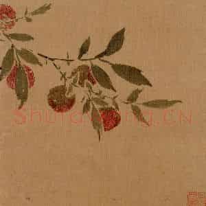 明代 孙龙《写生》国画花鸟作品图片鉴赏