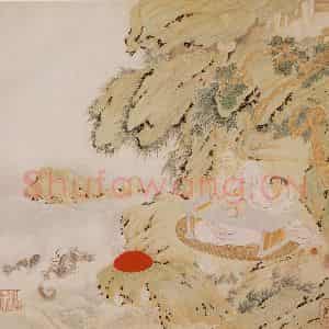 明代 丁云图《罗汉》国画人物作品图片鉴赏