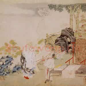 明代 丁云图《罗汉》国画人物作品图片鉴赏
