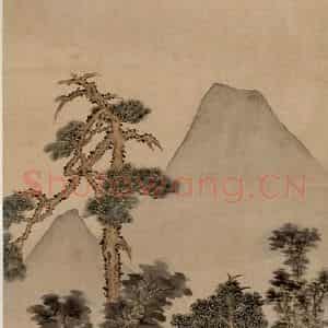 明代 文征明《品茶图》国画作品图片鉴赏