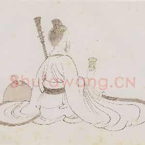 明代 陈洪绶《画隐居十六观》国画人物作品图片鉴赏