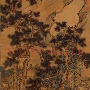 明代 蓝瑛《画溪阁清言》国画综合作品图片鉴赏