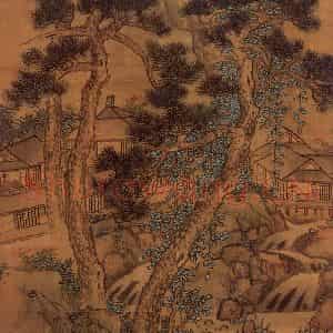 明代 蓝瑛《画溪阁清言》国画综合作品图片鉴赏