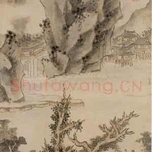 清代 王翚《墨迹(十二开)》国画山水设色作品图片鉴赏