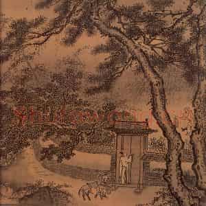 明朝 戴进《春游晚归》国画综合作品图片鉴赏
