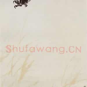 现代 徐悲鸿《墨鹰图轴》国画综合作品图片鉴赏
