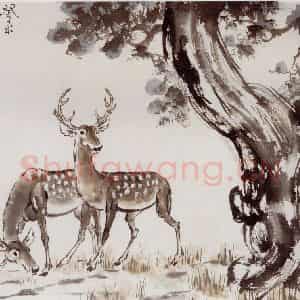 现代 徐悲鸿《动物册页》国画综合作品图片鉴赏