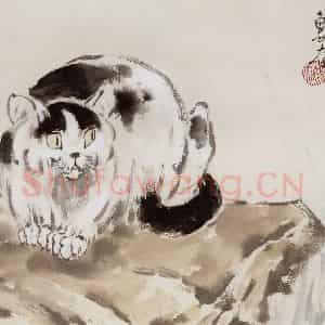 现代 徐悲鸿《动物册页》国画综合作品图片鉴赏