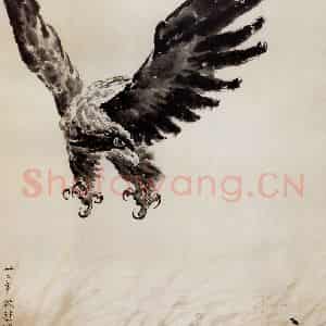 现代 徐悲鸿《觅食》国画综合作品图片鉴赏