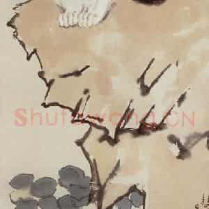 现代 徐悲鸿《猫轴》国画综合作品图片鉴赏
