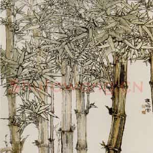 1984年 程十发《金玉满干坤》国画花鸟作品图片鉴赏