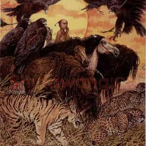1985年 许勇《一代天骄》国画人物作品图片鉴赏